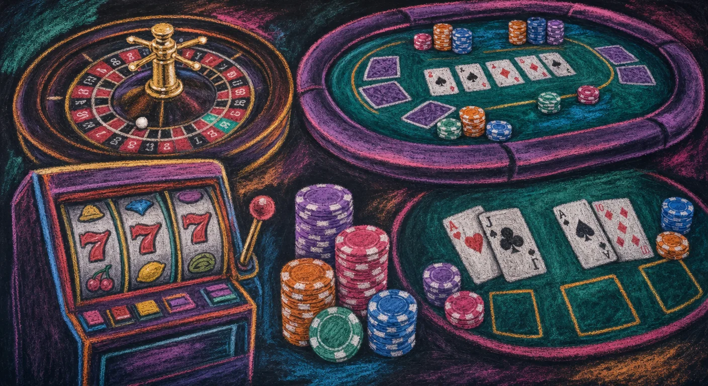 Bet MGM Casino chalk casino floor